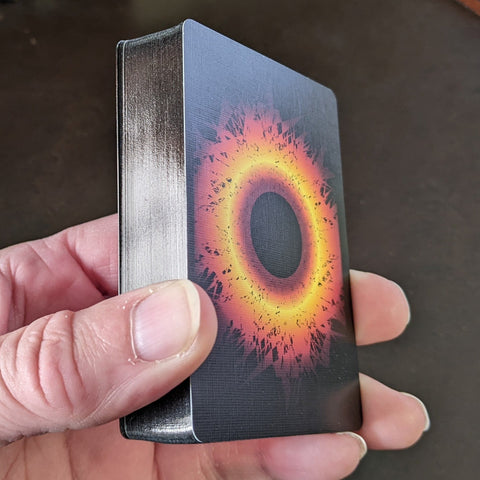 Singularity: Hawking Radiation black gilded deck