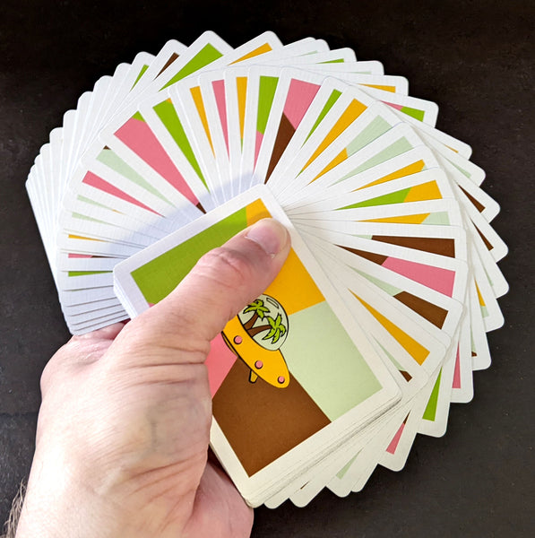 Galactic Paradise: Palette Back animated playing cards! - BRICK SPECIAL