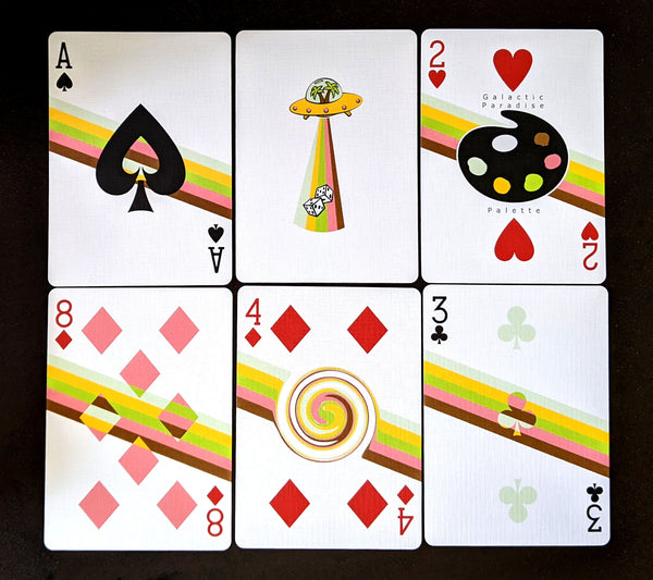 Galactic Paradise: Palette Back animated playing cards! - BRICK SPECIAL